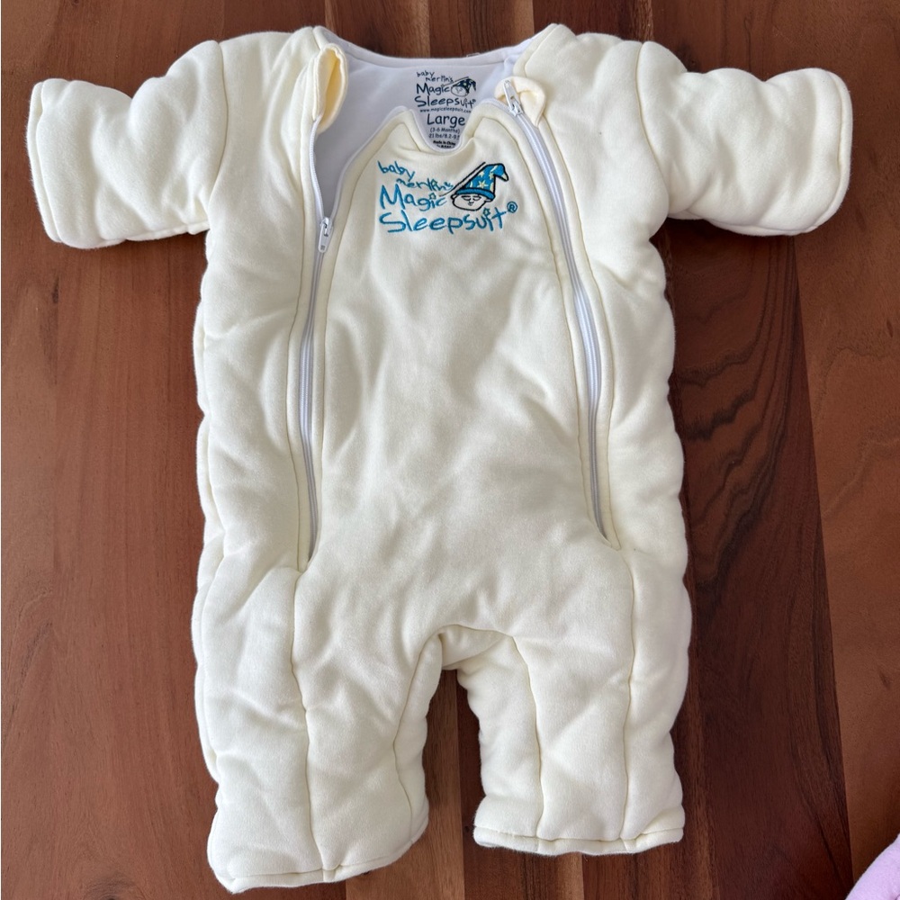 Baby Magic Sleepsuit Infant Yellow Sleep Sack - Large